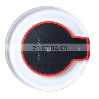 Universal Crystal Wireless Charger Pad Qi Charging Charger OEM  Promotional Fantasy Charger