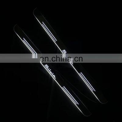 Led Door Sill Plate Strip for nissan silvia dynamic sequential style step light door decoration step