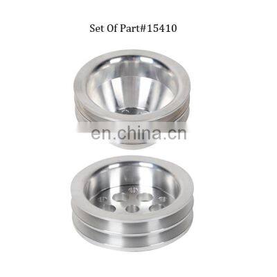 CNC Machined Aluminum Billet SBC Water Pump Pulley photo-3