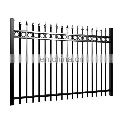 Best quality solid anti rust cheap wrought iron metal fences for sale