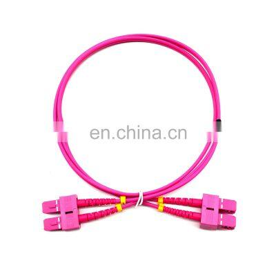 Support customization service 3meter MM50/125 OM4 SC-sc  2.0mm flat Duplex dx fiber optic patchcord/jumper/assembly