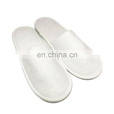 Terry slipper hotel bathroom slipper airline slipper close toe