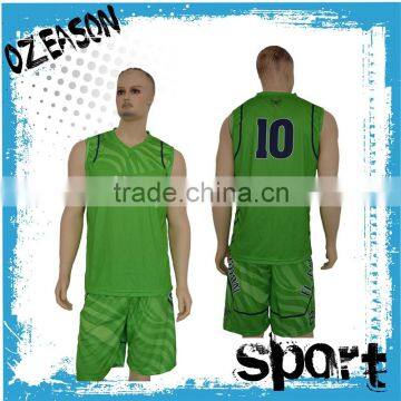 Mesh dri fit fabric customized basketball team uniforms college team jerseys