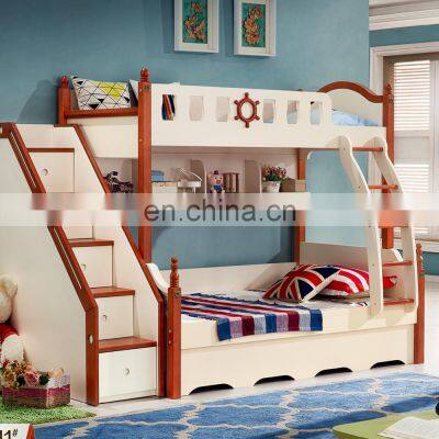 2018 new fashion high quality 6-15 years old boy and girl children bedroom furniture sets