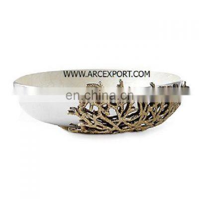 Brass Antique Flower Design Bowl photo-3