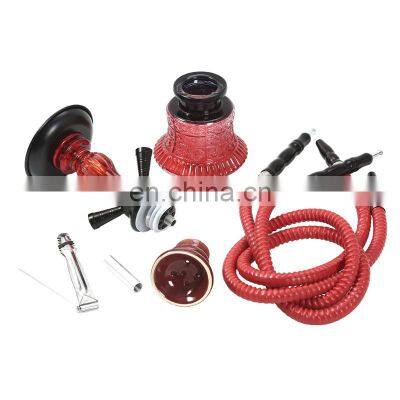 Wholesale Supplies Designs Fancy Wholesale Egyptian 2 Pipe Russia Shisha Hookah Portable photo-4