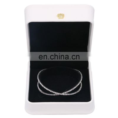 factory wholesale custom logo jewelry necklace bracelet  pendant earring ring bangle packaging box