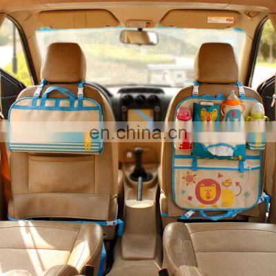 Europe and the United States direct parent-child travel car accessories car organizer children's cartoon storage bag