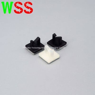 Manufacturer Self Adhesive Cable Clamp Nylon Cable Holder 0418 Top Entry Cable Clamp Clip On 3M Adhesive Base