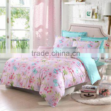 Factory outlet 2015 new cotton fabric bed sheet twill colorful adult quilt duvet cover