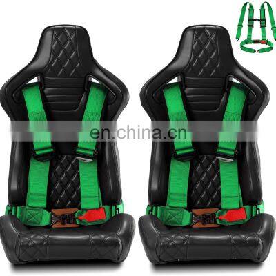 JBR 4004 2 inch 6 Point Custom LOGO racing harness safety belt car seat belt buckle