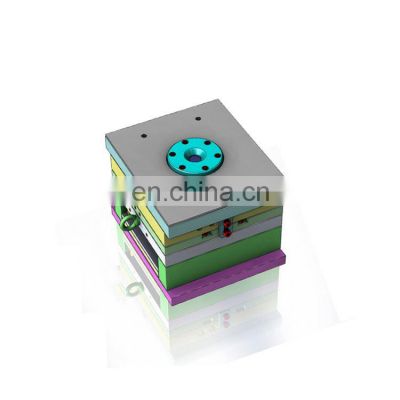 Double color plastic injection overmould PP PE TPE TPU parts overmould tooling 2K mold