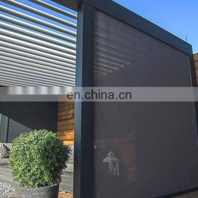 Manual External For Patio Waterproof Motorized Roll Up Outdoor Roller Blinds