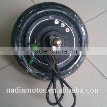 8 Inch 24V Brushless Gearless Electric Scooter Motor Hub Motor Brushless Hub Motor Gearless Hub With Braking Device photo-3