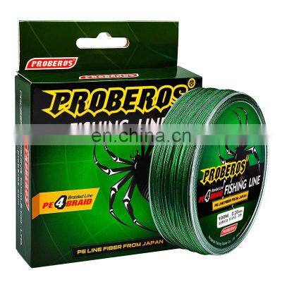 Wholesale 5 Colors 100M 4 Strand PE Braided Fishing Lines 100m 100lb Pe Strong Fishing Line