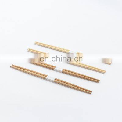 Custom Logo Printed Japanese Ramen Sushi Disposable Twins Bamboo Chopsticks photo-5
