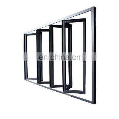 Superhouse Best Quality Luxury Exterior Bi Folding Doors Glass Aluminum Bi Fold Door For House