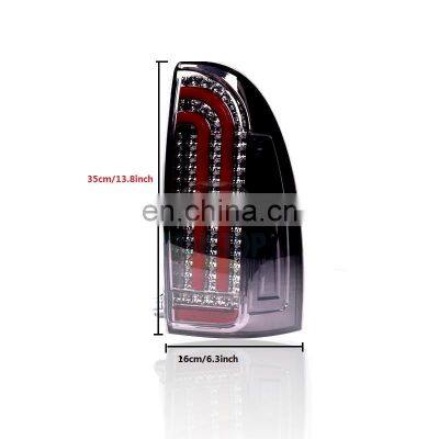 Maictop Car Accessories LED DRL Red Smoked Taillight Facelift Tail Lamp Light for Tacoma 2005 -2015 photo-5