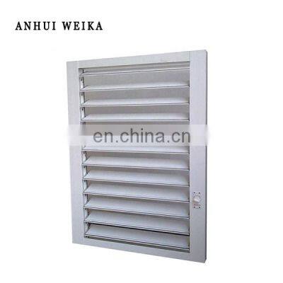 Economica  vinyl windows Ventilated Shutters Security roller fixed Louver  window