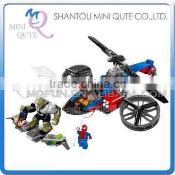 Mini Qute Senye Marvel Avenger super hero Batman spiderman Helicopter building block action figures educational toy NO.SY 315