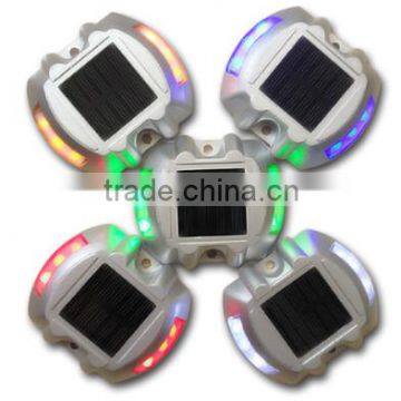 High bright aluminum cat eye reflective road stud