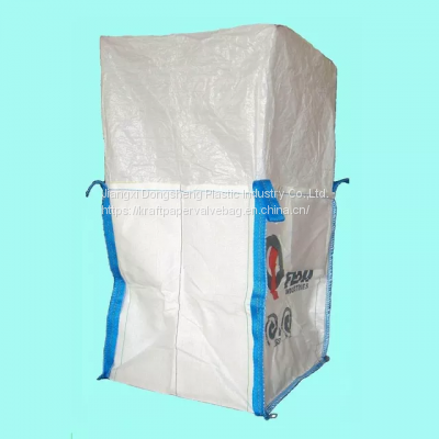 FIBC bulk bag 1 ton packing jumbo bag for carbon black packing with UV for cement or sand bag bulk bags