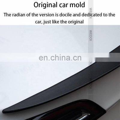 Spoiler Tail Style Carbon Patten New Case Car for Tesla Model Y Set Wooden Time Lead Surface Roof Package ABS Material photo-4