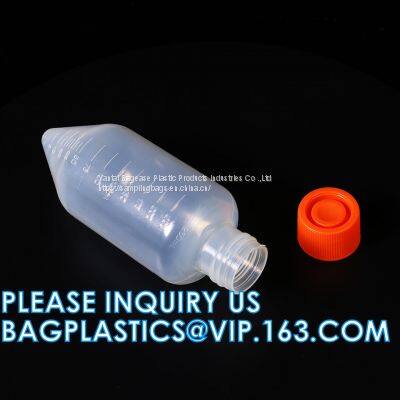 Lab steril conical bottom 225ml 250mlplastic centrifuge tubes