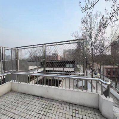Oil wire rope inserted net, the scenic area protection stainless steel wire rope net