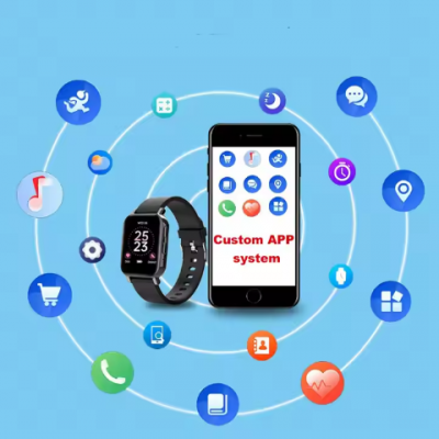 Manufacturer custom smart watch App system integration and development customized design software and hardware development