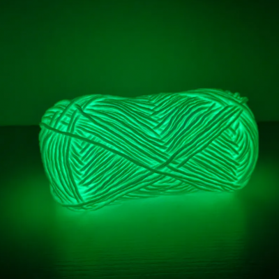 Glowing Christmas Fancy Yarn Handmade Glow for Crochet and Handmade Knitting DIY Projects