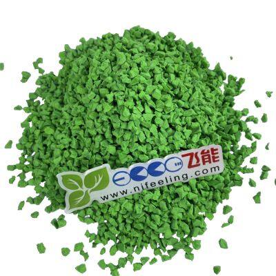 Non-slip Running Track Durable Red Color EPDM Rubber Granules Sports Surface photo-4