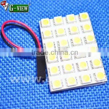 china supplier led car dome lamp , car led light 12v , led car dome-24smd 5050