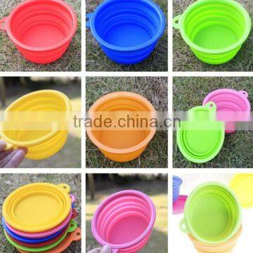 Pet products,Silicone foldable dog bowl