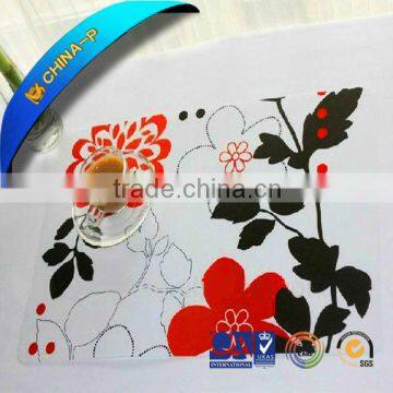 2013 hot selling gorgeous peach blossom dining table placemat for home