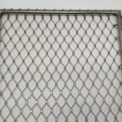 316 Stainless Steel Rope Mesh Crane Floodlights Fall Protection Nets Steel Wire Mesh Anti-Drop Cover Safe Net