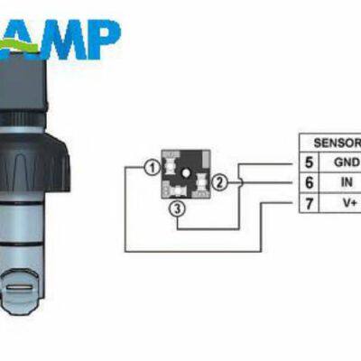 High-Precision F3.00 Rotary Flow Sensor With Push-Pull Output, 0.15-8 M/s Range, Corrosion-Resistant for PLC/Instrument Digital Input photo-3