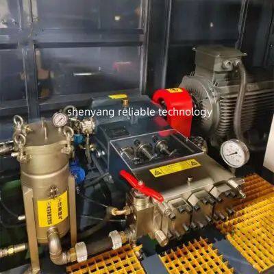 Sistemas de inyección de agua a alta presión impulsados por motores eléctricos trifásicos. Máquinas de hidroinyección en venta caliente photo-3