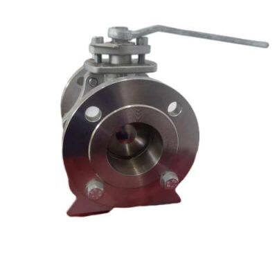 ANSI Stainless Steel Ball Valve With Carbon Steel Stem and Cast Iron Body for High-pressure 300LB Applications in Petrochemical