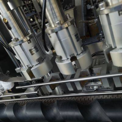 Industrial BPX-200 Automatic Claw Capping Machine with Touch Screen PLC Control