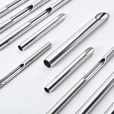 Tubo de aço inoxidável grau EP eletropolido de ultra alta pureza para a indústria de semicondutores photo-5