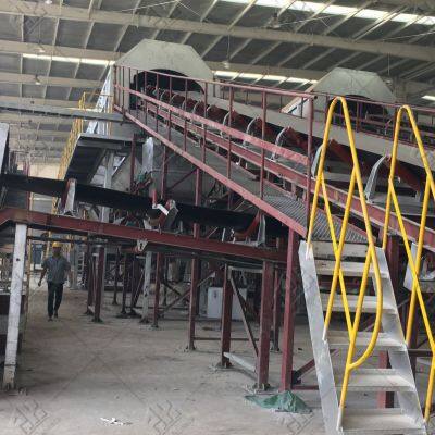 Equipamiento de estación de clasificación de residuos para la segregación de residuos mezclados. Máquina de clasificación de residuos sólidos urbanos (MSW)