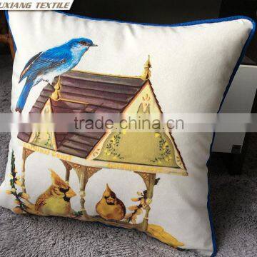 Wholesale Bird Custom Printting Chair Cushion Pillow photo-2