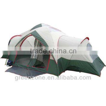 Big Family Camping Tent zip tent 3 room tent