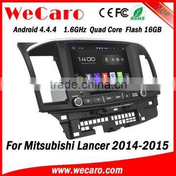 Wecaro 8" Android 4.4.4 car stereo 2 din for mitsubishi lancer with android radio gps 1080p 2014 2015                        
                                                Quality Choice