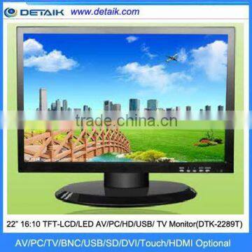 DTK-2289T 22 inch 16:10 TFT LCD/LED AV/PC/USB/HD/TV monitor