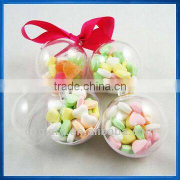 Clear Bauble for Candy Packaging,Hanging Capsule