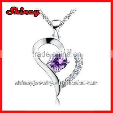 Stock Order !cheap Silver Lover Heart Necklace