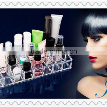 Hot Sale Cosmetics Clear Plastic Storage Box With Dividers High quality