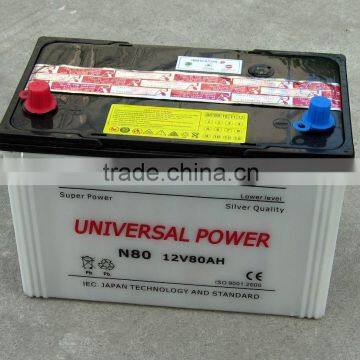 UP-N80 car batteries